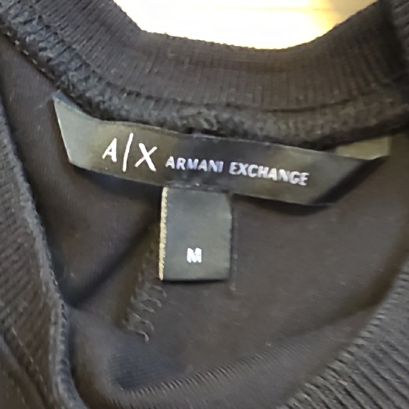 Armani Exchange Black Mini Dress Stretchy Medium - Picture 4 of 4